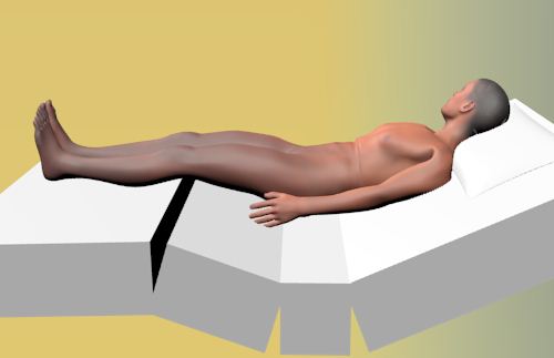 Descansando boca arriba